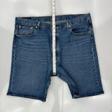 Levis Denim Shorts - 40W 10L Blue Cotton