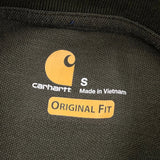 Carhartt Polo Shirt - Small Green Cotton