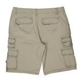 Iron Cargo Shorts - 36″ Waist Beige Cotton