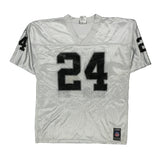 Raiders Reebok Nfl Jersey - Large Black Polyester