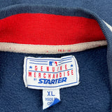 Cleveland Indians Starter Mlb Sweatshirt - XL Red Cotton