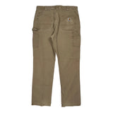 Carhartt Double Knee Carpenter Pants - 36W 30L Khaki Cotton