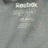 Reebok Windbreaker - Large Gray Polyester