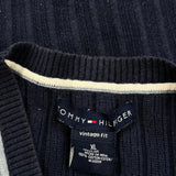 Tommy Hilfiger Sweater Vest - XL Navy Cotton