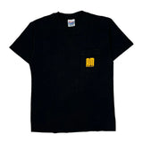 Putzmeister Hanes Single Stitch T-Shirt - Medium Black Cotton