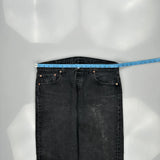 501 Levis Jeans - 36W 30L Grey Cotton