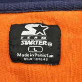 Illinois Fighting Illini Starter College Sweatshirt - Large Navy Cotton