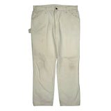Dickies Carpenter Pants - 36W 30L Cream Cotton