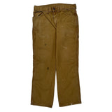 Dickies Double Knee Carpenter Trousers - 34W 30L Brown Cotton