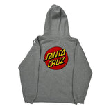 Santa Cruz Hoodie - Medium Grey Cotton Blend
