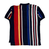 Nautica Striped Polo Shirt - Medium Multicoloured Cotton