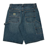 Lee Carpenter Shorts - 33W 12L Blue Denim