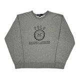 Polo By Ralph Lauren Sweatshirt - Large Gray Cotton