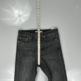 Levis Skinny Jeans - 28W UK 8 Grey Cotton