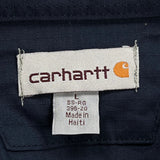 Work Uniform Carhartt Short Sleeve Shirt - Medium Blue Cotton