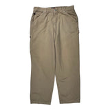 Tommy Jeans Carpenter Trousers - 36W 29L Beige Cotton
