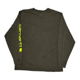 Carhartt Long Sleeve T-Shirt - Large Brown Cotton