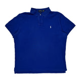 Polo By Ralph Lauren Slim Fit Polo Shirt - XL Blue Cotton