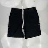Wrangler Cargo Shorts - 37W 11L Black Cotton