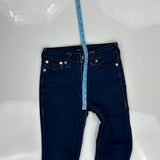 True Religion Skinny Jeans - 25W US 2 Dark Wash Cotton Blend