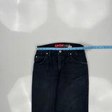Silver Tab Levis Loose Jeans - 28W 32L Dark Wash Cotton