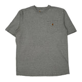 Carhartt Tall T-Shirt - XL Gray Cotton