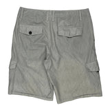 Oakley Cargo Shorts - 36W 11L Grey Cotton
