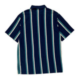 Puritan Single Stitch Polo Shirt - Large Navy Cotton Blend