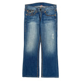 True Religion Boot Cut Jeans - 36W 30L Blue Denim