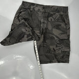 Wrangler Camo Cargo Shorts - 34W 10L Camo Cotton