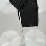 Authentic Collection Carpenter Shorts - 32W 9L Black Cotton