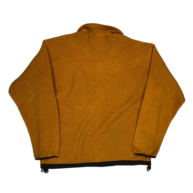The North Face Fleece Jacket - Large Orange Polyester