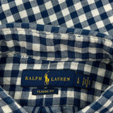 Ralph Lauren Checked Shirt - Large Blue Cotton
