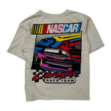 Age 8 Nascar Nascar T-Shirt - Medium Cream Cotton Blend