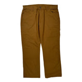 Dickies Carpenter Trousers - 38W 30L Brown Cotton