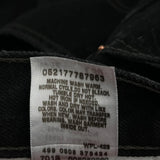 505 Levis Jeans - 32W 30L Black Cotton