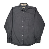 Burberry London Checked Shirt - Medium Grey Cotton