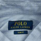 Ralph Lauren Slim Fit Shirt - Medium Blue Cotton