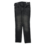 True Religion Slim Jeans - 32W 31L Black Cotton Blend