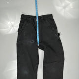 Carhartt Double Knee Carpenter Pants - 29W 32L Black Cotton