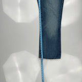True Religion Boot Cut Jeans - 34W UK 10 Blue Cotton