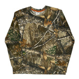 Realtree Long Sleeve T-Shirt - Large Camo Cotton