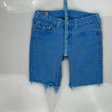 True Religion Denim Shorts - 28W US 0 Blue Denim