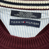 Tommy Hilfiger Sweater - 2XL Burgundy Cotton