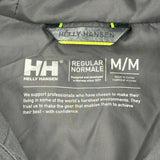 Helly Hansen Waterproof Jacket - Medium Gray Polyester