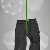 Carhartt Double Knee Carpenter Trousers - 31W 28L Grey Cotton