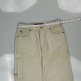 Hip Hop Point Zero Cargo Shorts - 32″ Waist Beige Cotton
