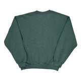 90s Blank Russell Athletic Sweatshirt - Large Green Cotton
