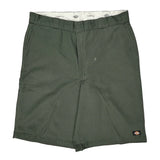 Dickies Chino Shorts - 38W 9L Green Cotton Blend