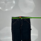 Dickies Carpenter Trousers - 31W 31L Black Cotton